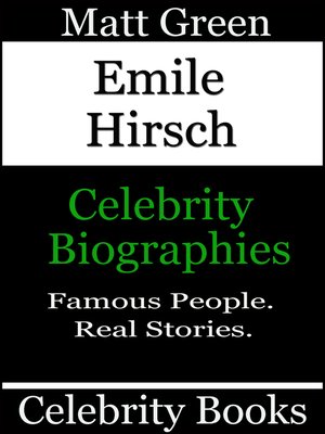 cover image of Emile Hirsch